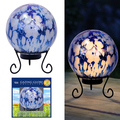 Alpine GAZING BALL LED BLU 8"" HGY308A-TM